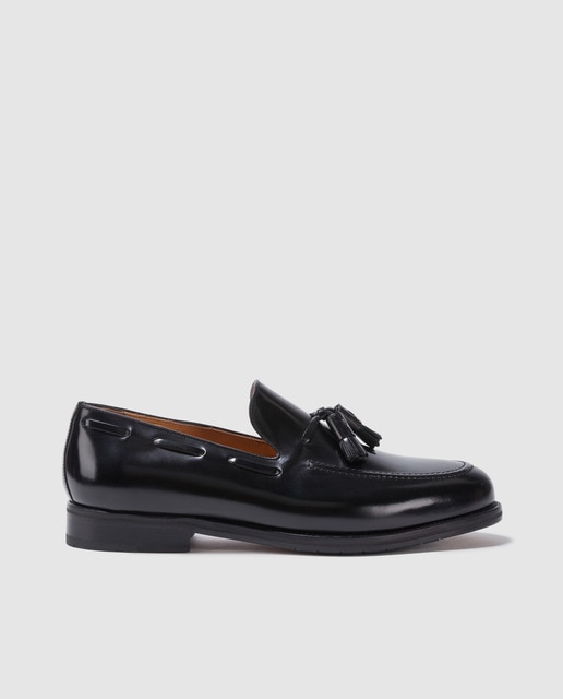 Emidio Tucci - Mocasines de hombre Emidio Tucci en piel de color negro.