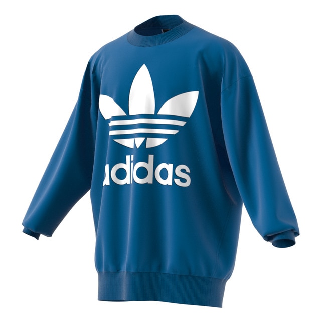 adidas originals trefoil oversized sweatshirt