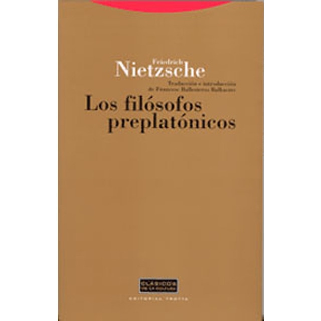 Los filósofos preplatónicos (Tapa blanda)
