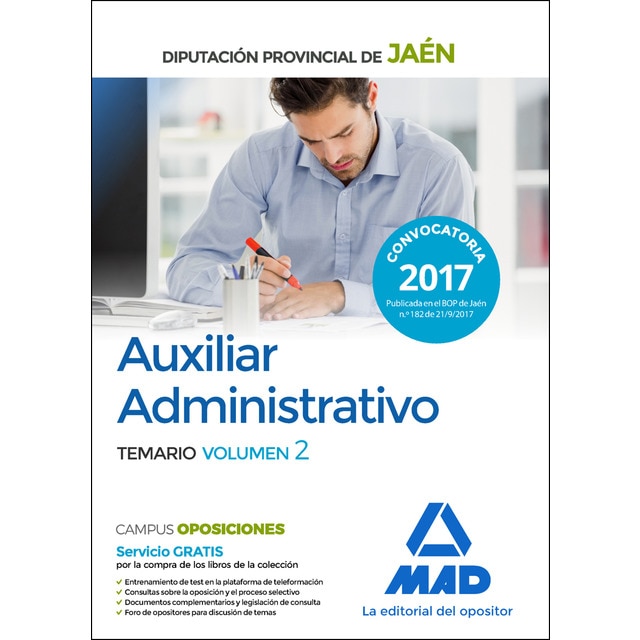 Auxiliar Administrativo de la Diputación Provincial de Jaén. Temario Vol. 2.pdf