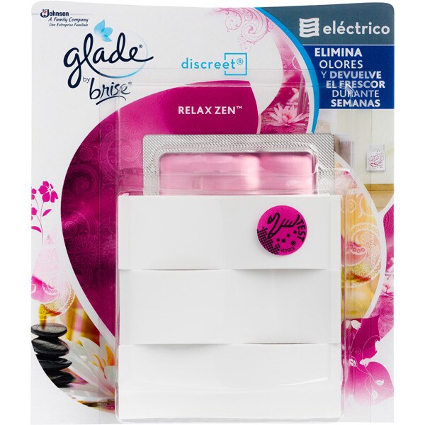 Buy Brise Discreet Relax Zen electric air freshener flat design apparatus + refill · GLADE