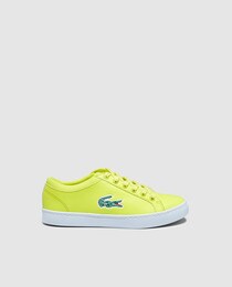 yellow lacoste trainers