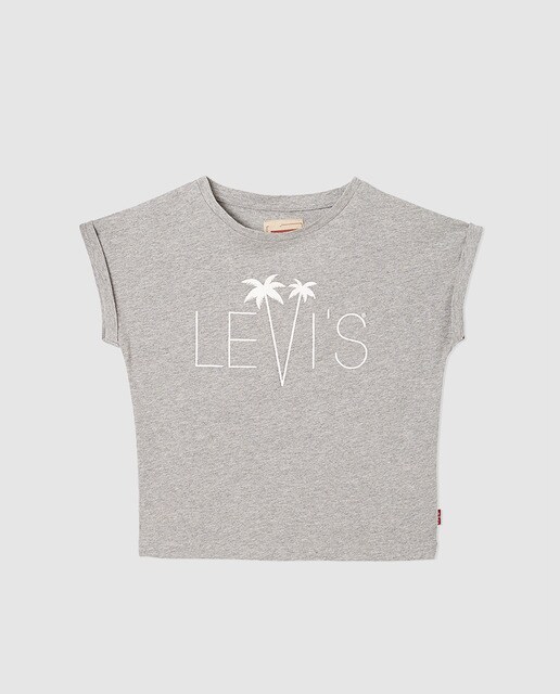 Levi´s Camiseta Levi's Con Print De Niña · Kidswear En Gris razEaOqw