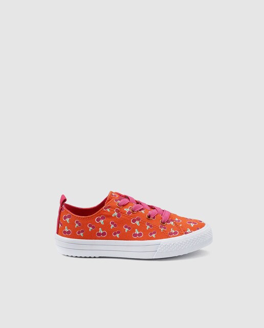 girls orange trainers