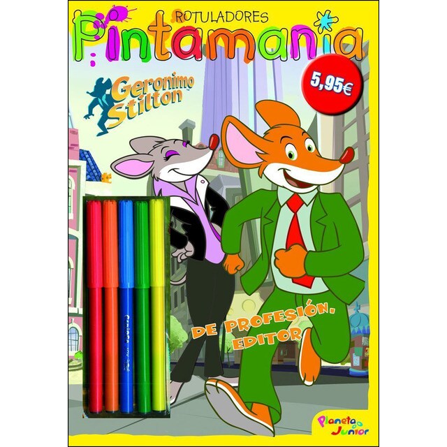 Geronimo stilton. Pintamanía rotuladores: De profesión, editor.pdf