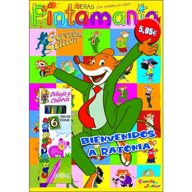 Geronimo stilton. Pintamanía ceras: Bienvenidos a ratonia.pdf