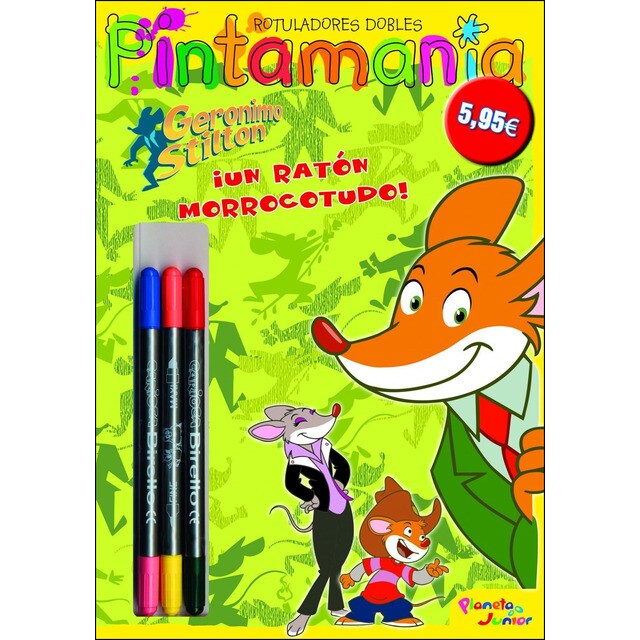 Geronimo stilton. Pintamanía rotuladores dobles: ¡un ratón morrocotudo!.pdf