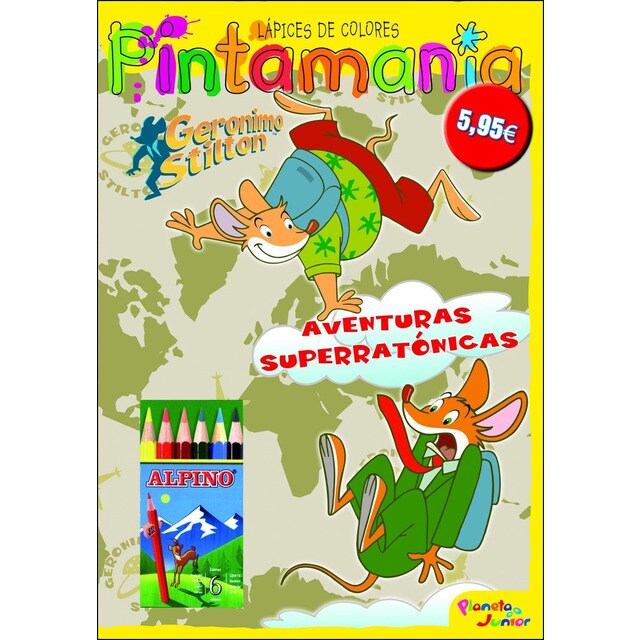 Geronimo stilton. Pintamanía lápices de colores: Aventuras superratónicas.pdf