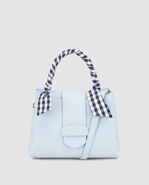 sac a main bleu clair