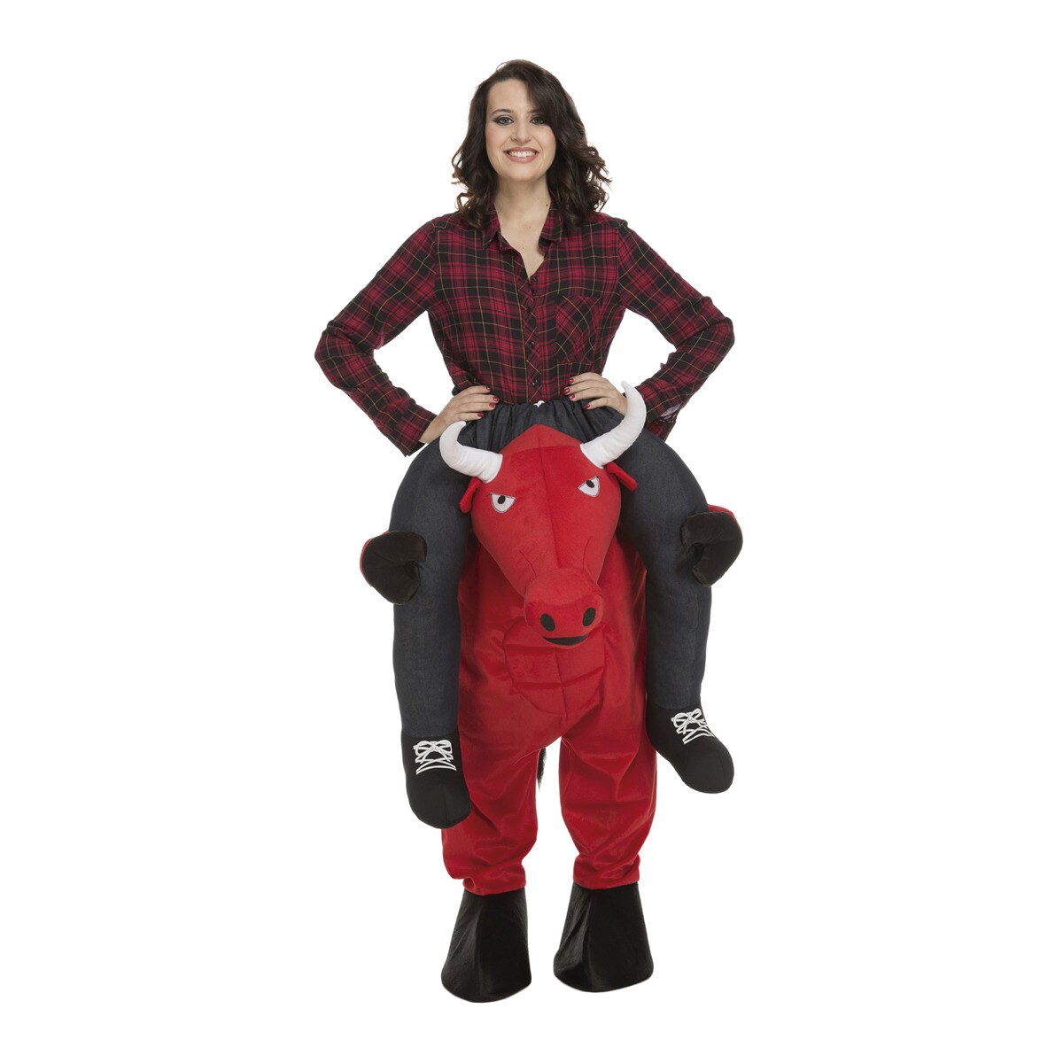 Disfraz adulto Ride-On Toro Rojo Viving