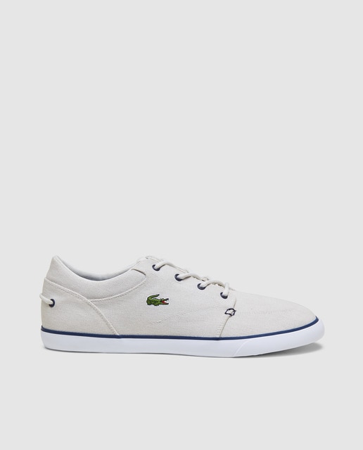 lacoste white canvas