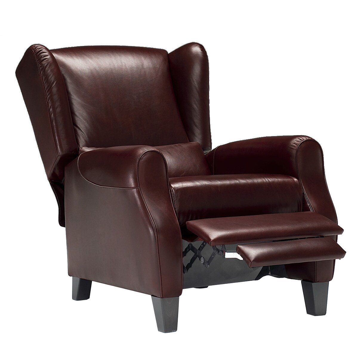 Sillón de piel con relax manual y reclinable Natuzzi Altea · Hogar · El