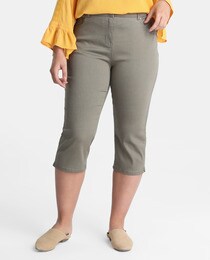 plus size capri trousers