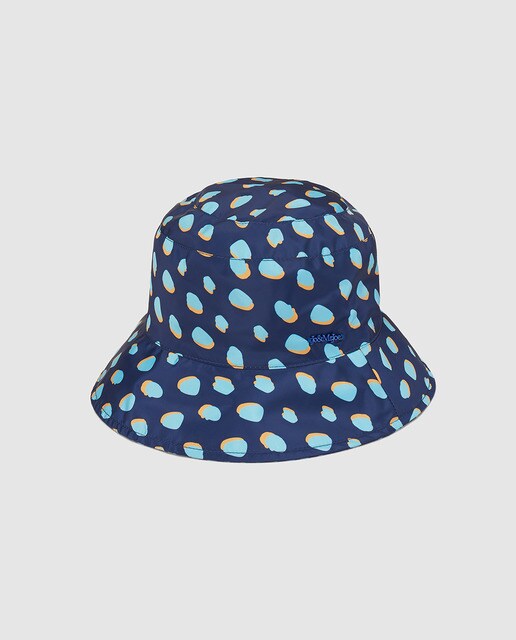 polka dot rain hat