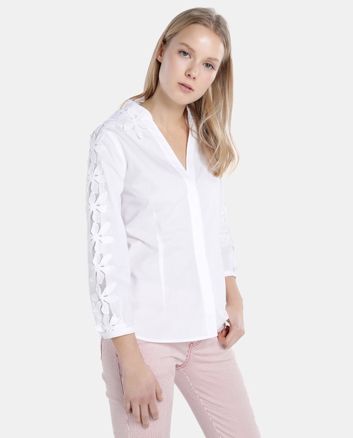 camisa blanca tintoretto