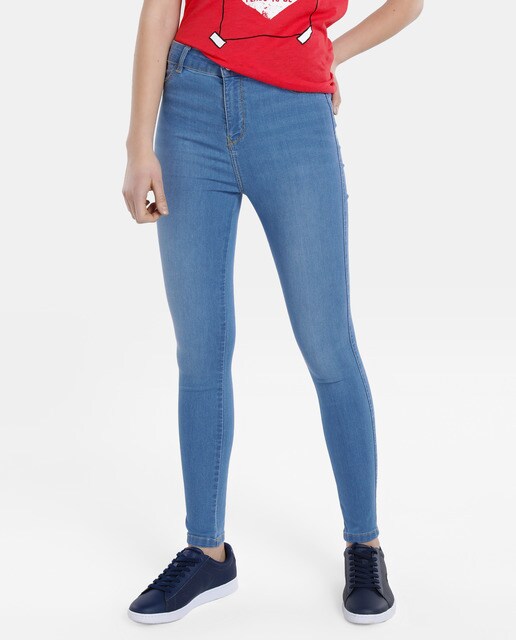 Vaqueros Green Coast Mujer · Moda · El Corte Inglés Vaquero pitillo de mujer Green Coast de cintura alta