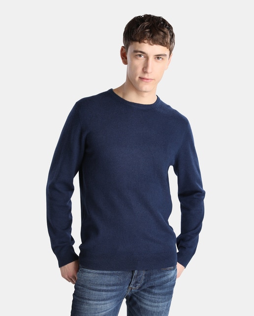 mens navy sweater outfit