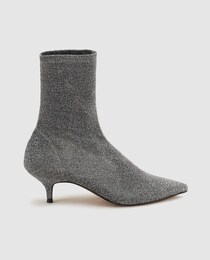 bottines chaussettes lurex