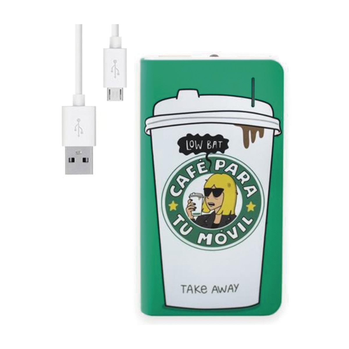 Power Bank Moderna de Pueblo Café MP 4000 mAh