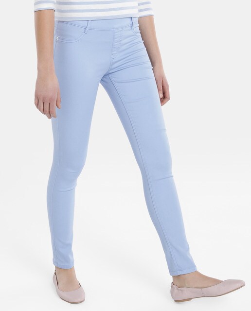 sky blue jeggings