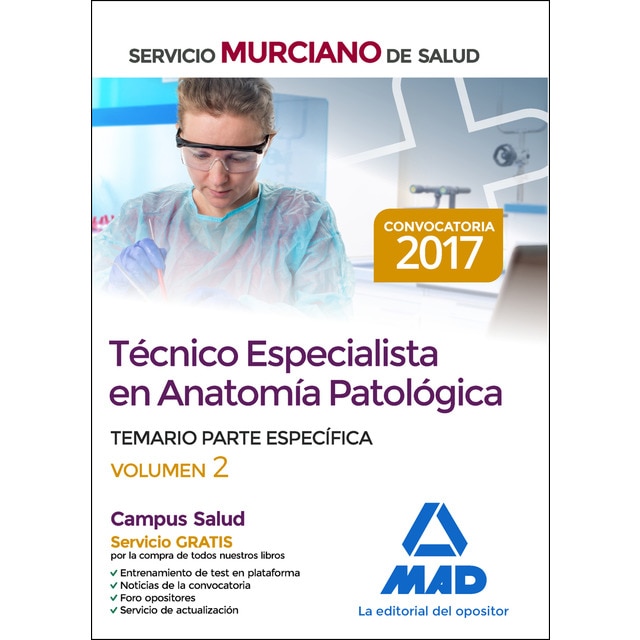 Técnico especialista en anatomía patológica del servicio murciano de salud. Temario parte específica volumen 2.pdf
