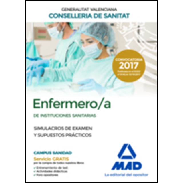 Enfermero/a de instituciones sanitarias de la conselleria de sanitat de la generalitat valenciana. Simulacros de examen y supuestos prácticos.pdf