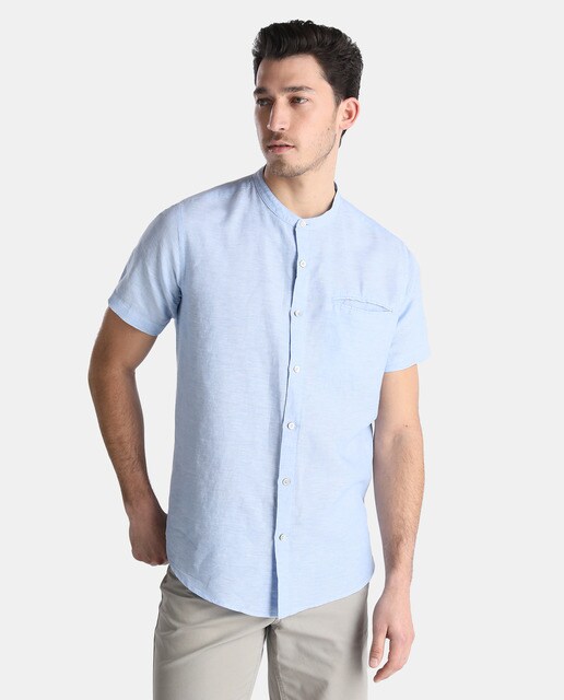 camisa de hilo hombre