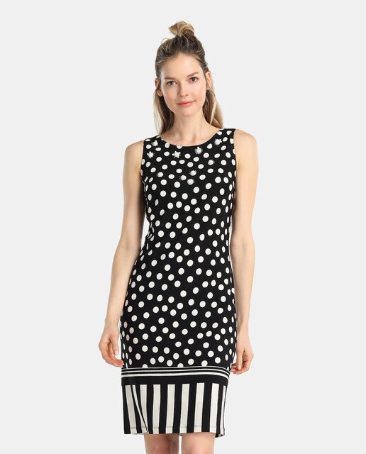 Vestido corto de mujer Anna Mora con estampado de lunares · Anna ... Vestido corto de mujer Anna Mora con estampado de lunares
