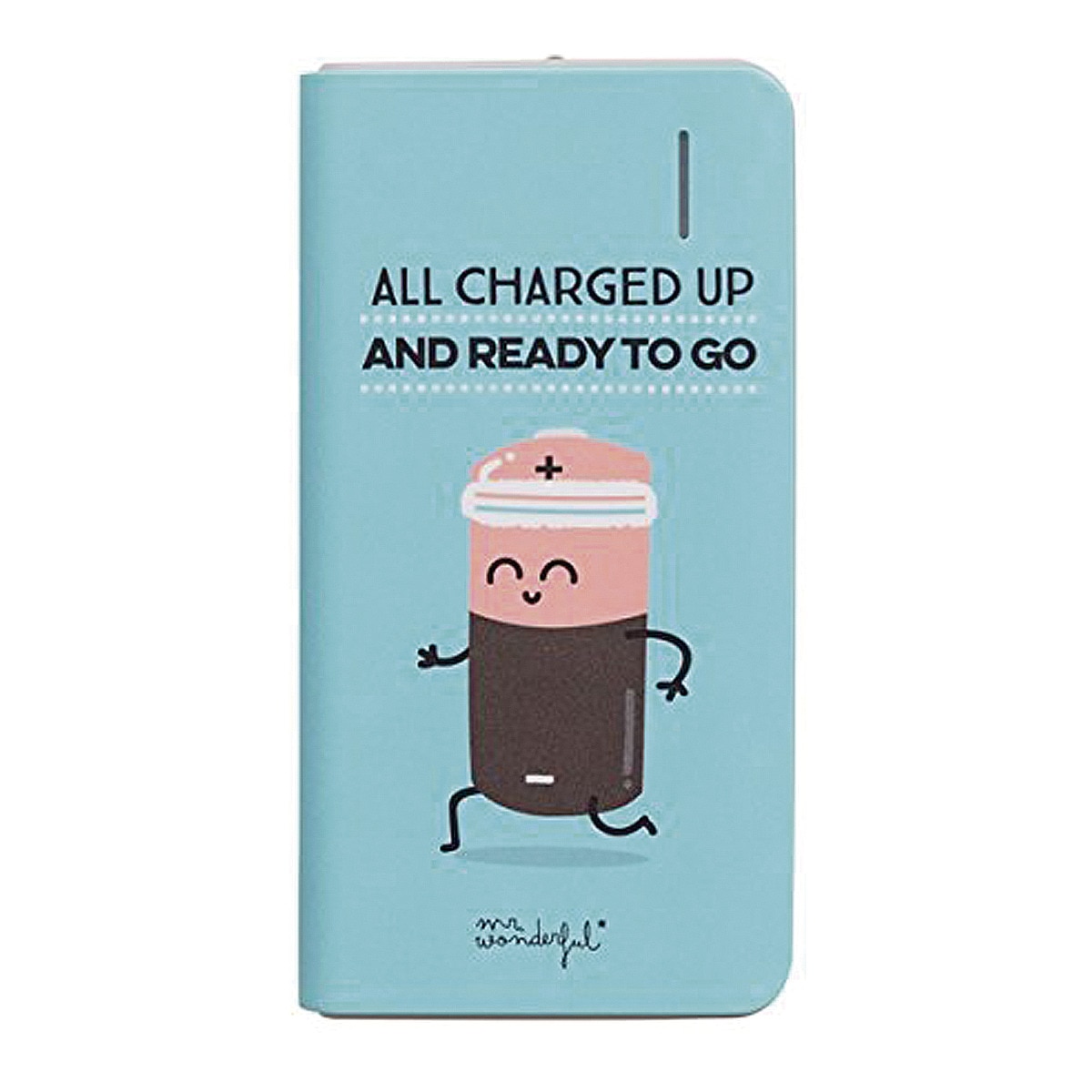 Batería externa Mr.Wonderful "All Charged..." 4000 mAh