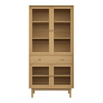 Vitrina en madera con 4 puertas de cristal Larsson El Corte Inglés