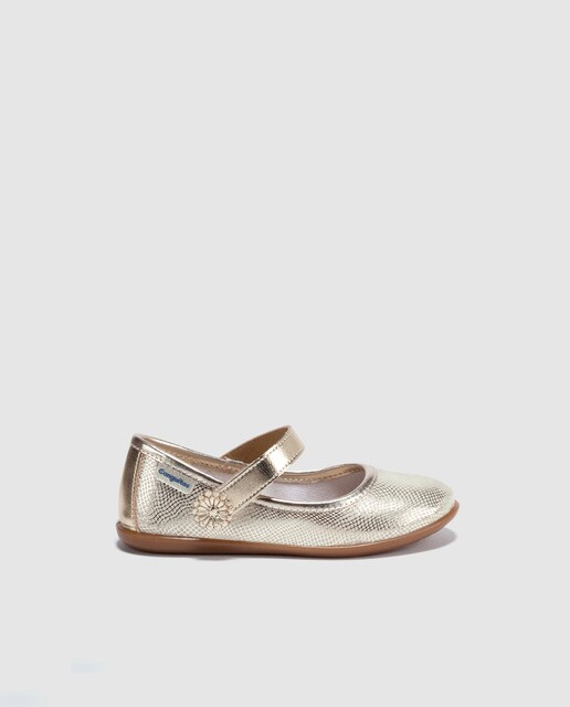 girls gold mary janes