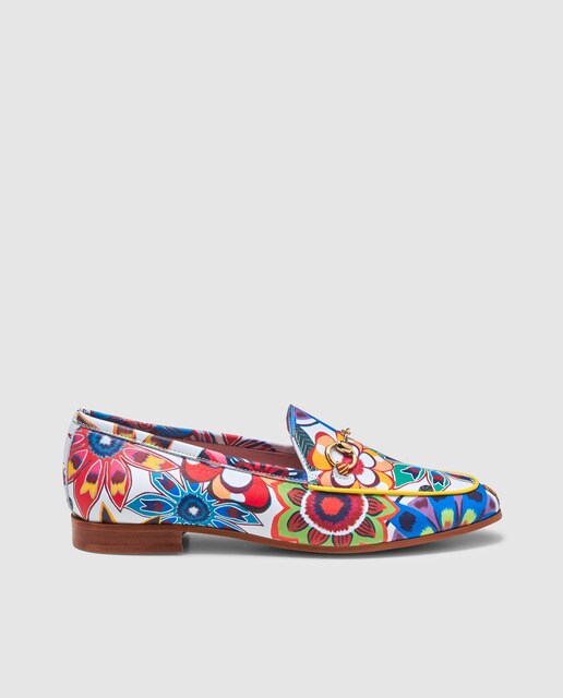 Mocassin multicolore femme Clearance