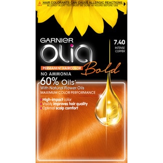 Garnier Olia Bold Coloração Permanente Nº 7.40 Acobreado embalagem 1 unidade