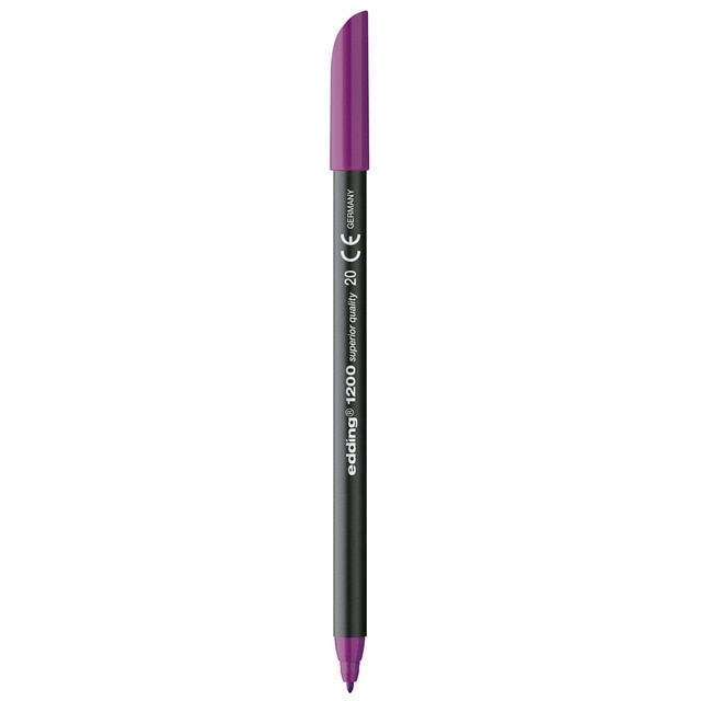 Rotulador Edding 1200 Color Magenta.