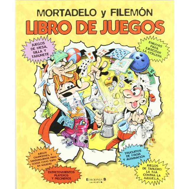 Mortadelo y filemón. Libro de juegos (Tapa blanda)