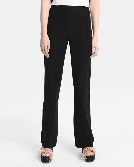 bell bottom black trousers
