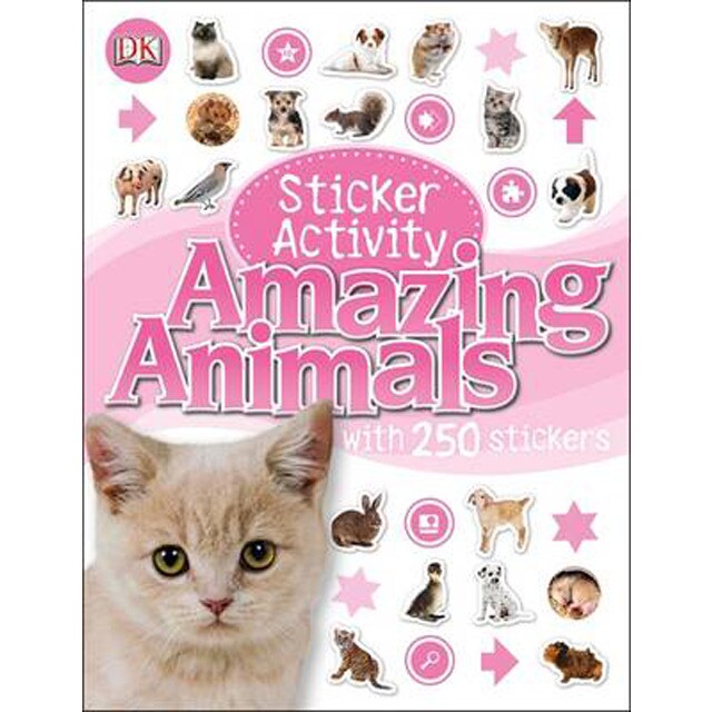Sticker activity amazing animals