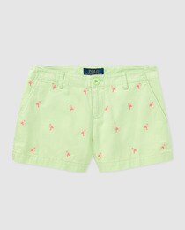 Avec Broderies Polo Ralph Lauren Vert · Short Fille SUVpGLqzMj