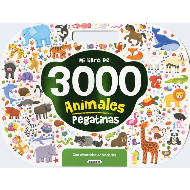 Mi libro de 3. 000 pegatinas de animales (Tapa blanda)