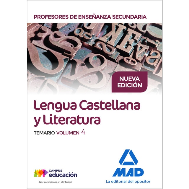 Cuerpo de profesores de enseñanza secundaria. Lengua castellana y literatura. Temario volumen 4.pdf
