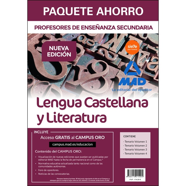Paquete ahorro lengua castellana y literatura cuerpo de profesores de enseñanza secundaria.pdf