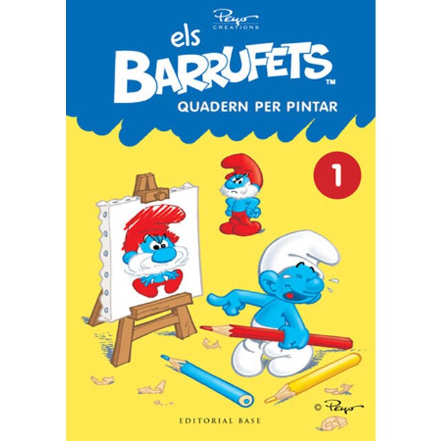 Els barrufets. Quadern per pintar, 1.pdf