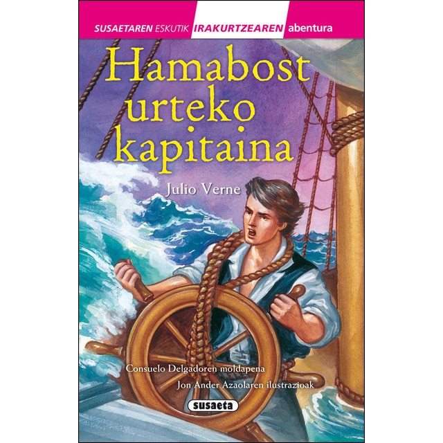 Hamabost urteko kapitaina (Tapa dura)