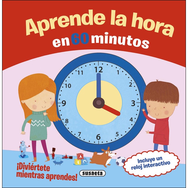 Aprende la hora en 60 minutos (Tapa dura)