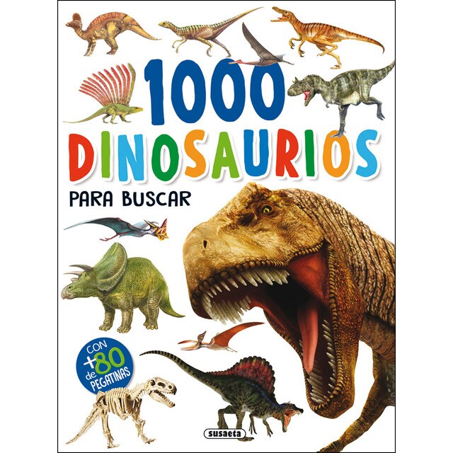1000 dinosaurios para buscar (Tapa blanda)