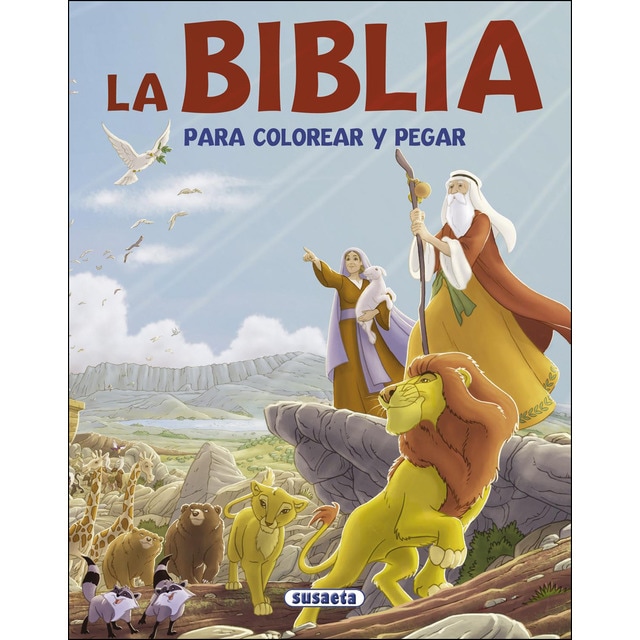 La biblia para colorear y pegar (Tapa blanda)
