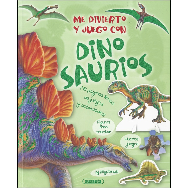 Me divierto y juego con dinosaurios (Tapa blanda)