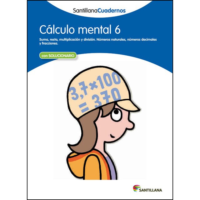 Cálculo mental 6 santillana cuadernos.pdf