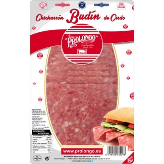 budín de cerdo en lonchas sin gluten sin lactosa