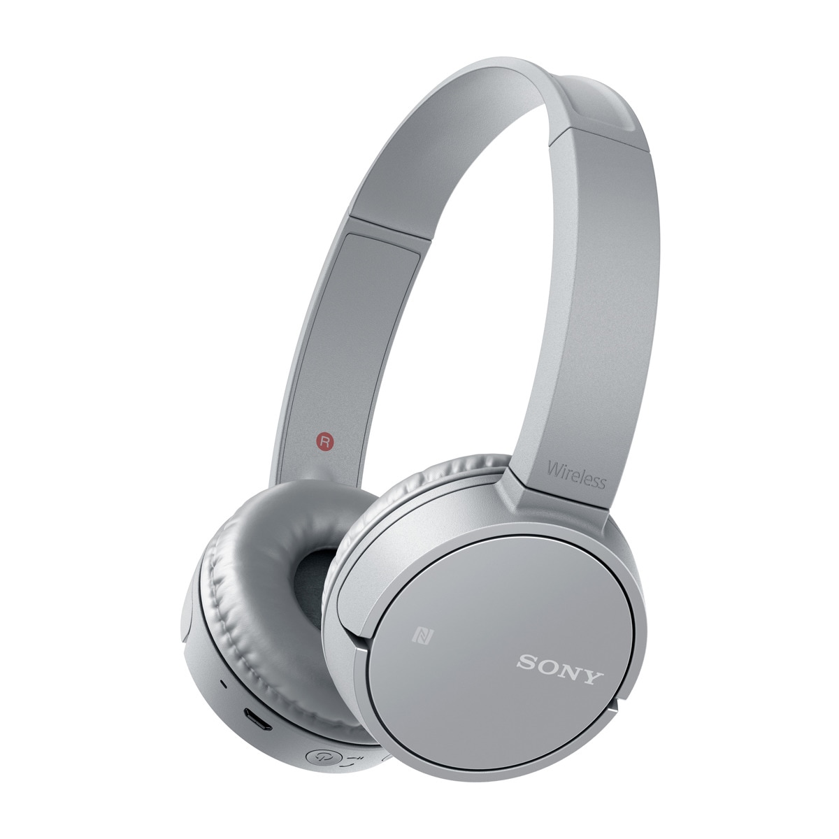 Sony Whch500h Auriculares bluetooth grises de diadema ch500 con y nfc whch500 20h autonomía whch500h.ce7 diafragma 30 mm manos libres